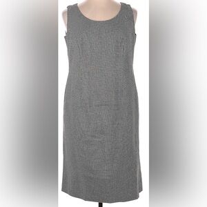 Jessica Howard Scoop Neck Houndtooth Sheath Dress Size 6P